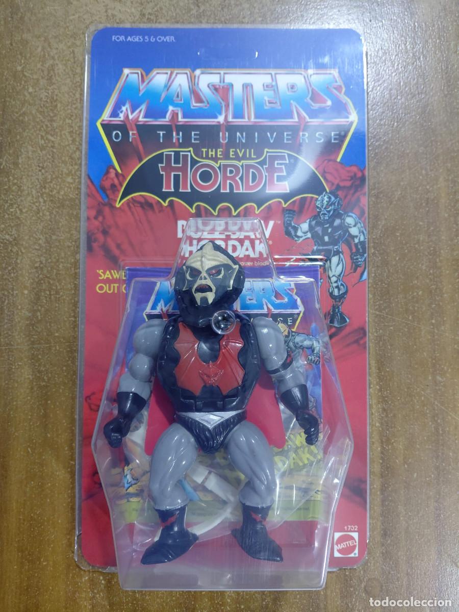 Figuras Masters del Universo: HORDAK BUZZ-SAW MOTU Vintage Masters of the Universe Blister Custom