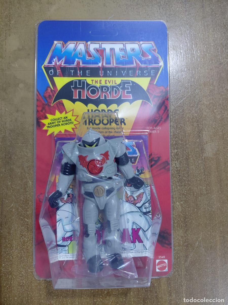 Figuras Masters del Universo: HORDE TROOPER MOTU Vintage Masters of the Universe Blister Custom