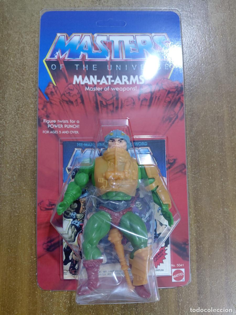 Figuras Masters del Universo: MAN-AT-ARMS MOTU Vintage Masters of the Universe Blister Custom