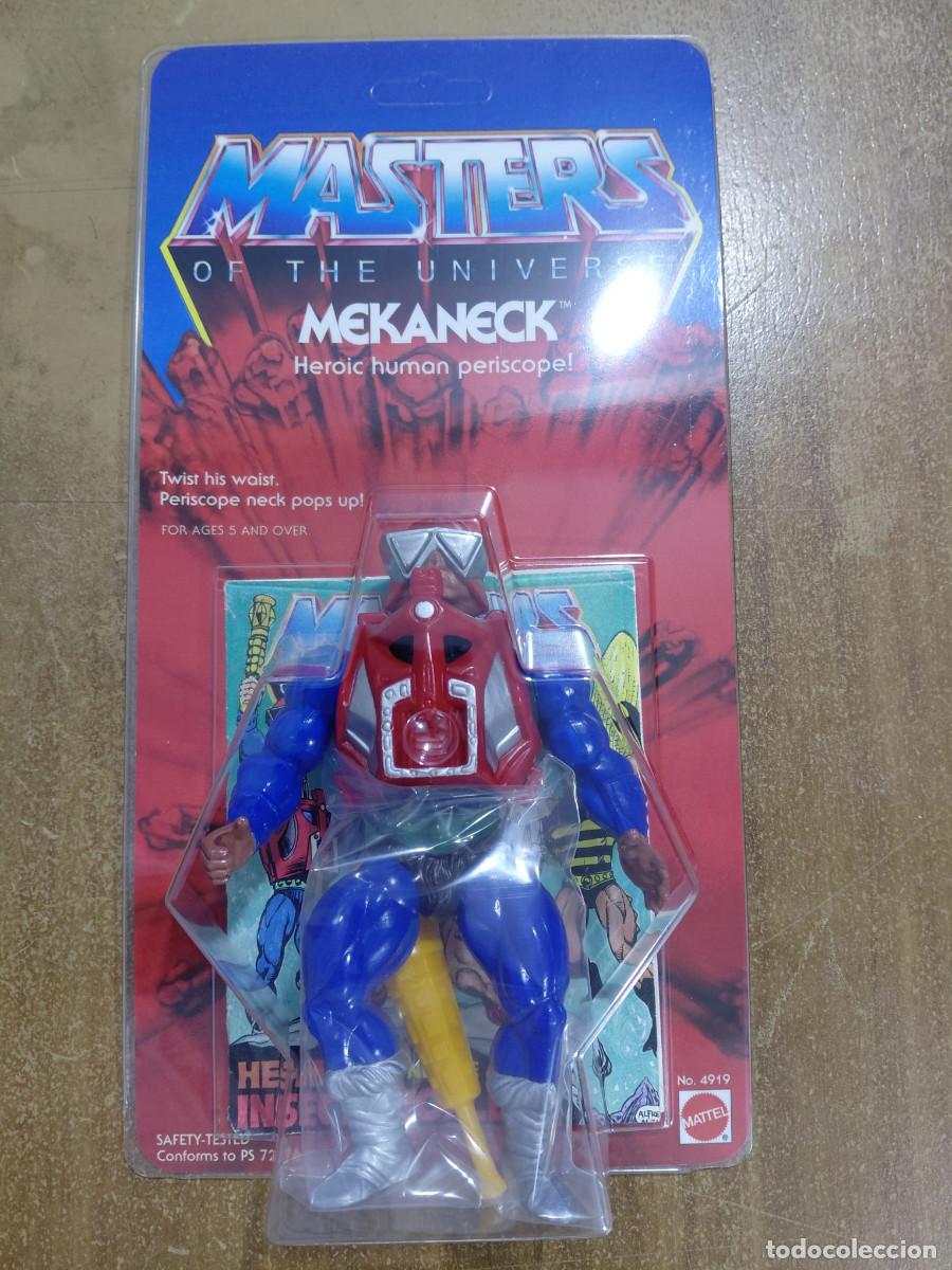 Figuras Masters del Universo: MEKANECK MOTU Vintage Masters of the Universe Blister Custom