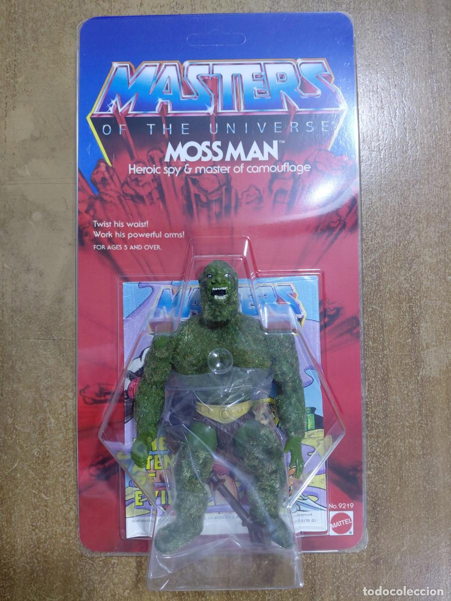 Figuras Masters del Universo: MOSS MAN MOTU Vintage Masters of the Universe Blister Custom