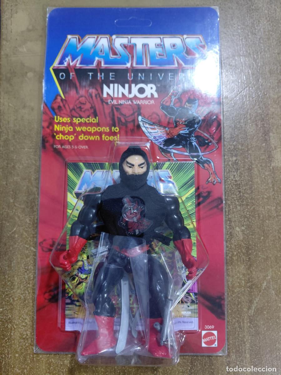 Figuras Masters del Universo: NINJOR MOTU Vintage Masters of the Universe Blister Custom