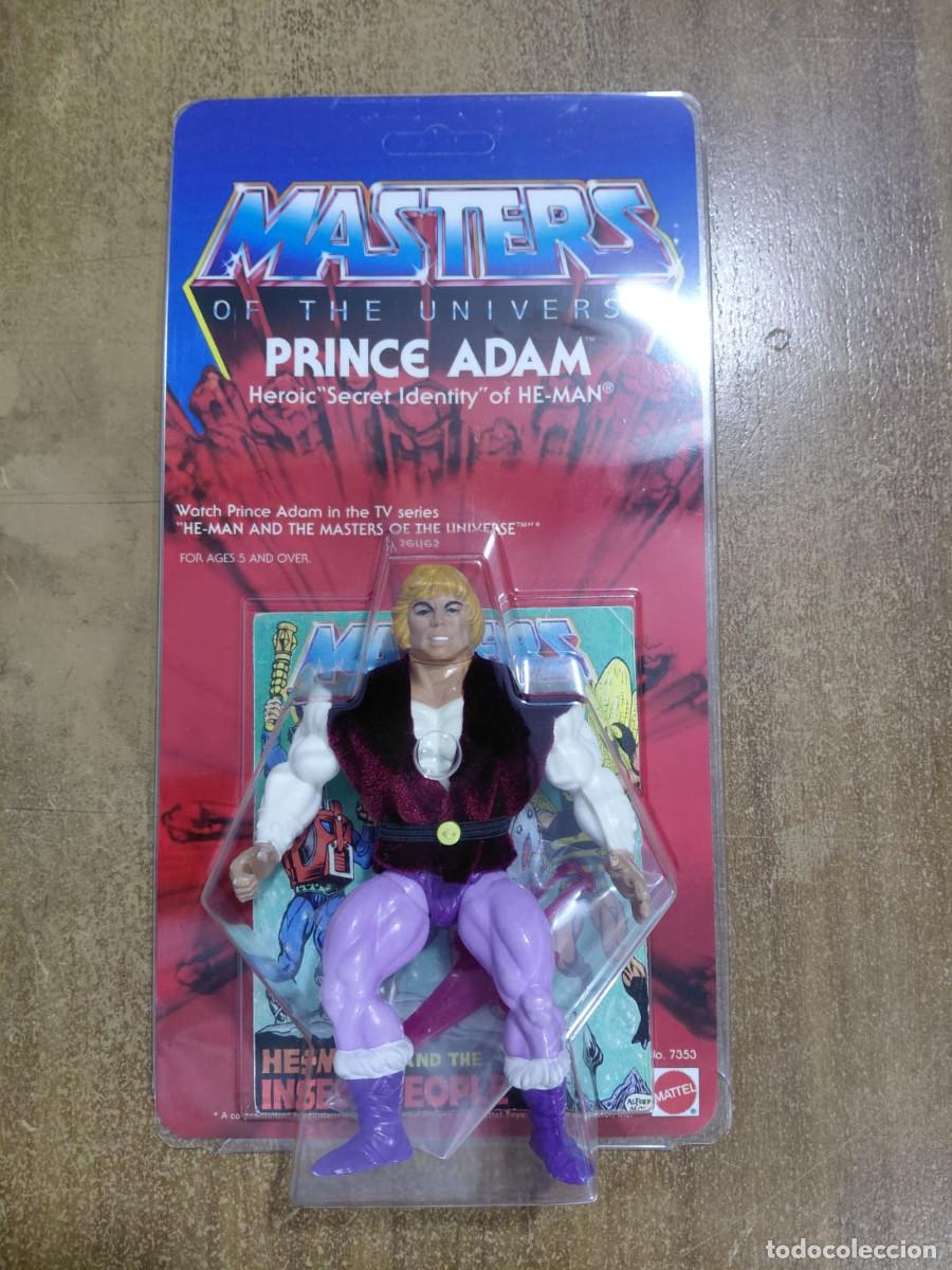 Figuras Masters del Universo: PRINCE ADAM MOTU Vintage Masters of the Universe Blister Custom