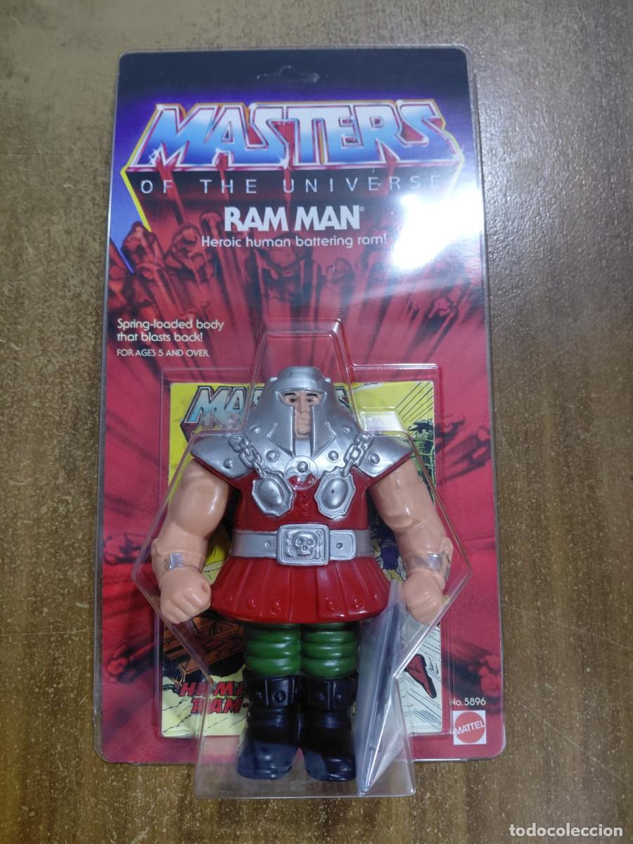 Figuras Masters del Universo: RAM MAN MOTU Vintage Masters of the Universe Blister Custom