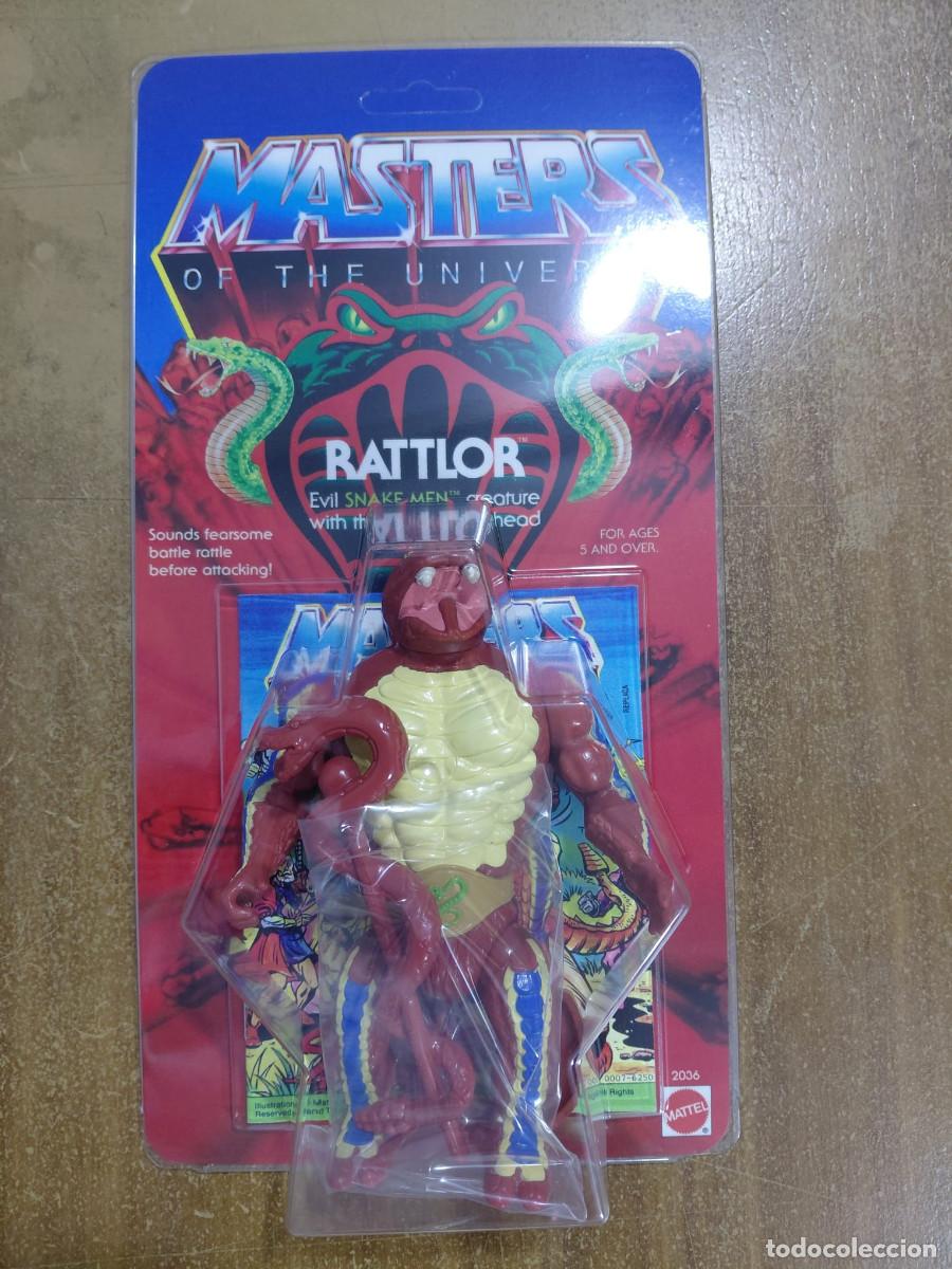 Figuras Masters del Universo: RATTLOR MOTU Vintage Masters of the Universe Blister Custom