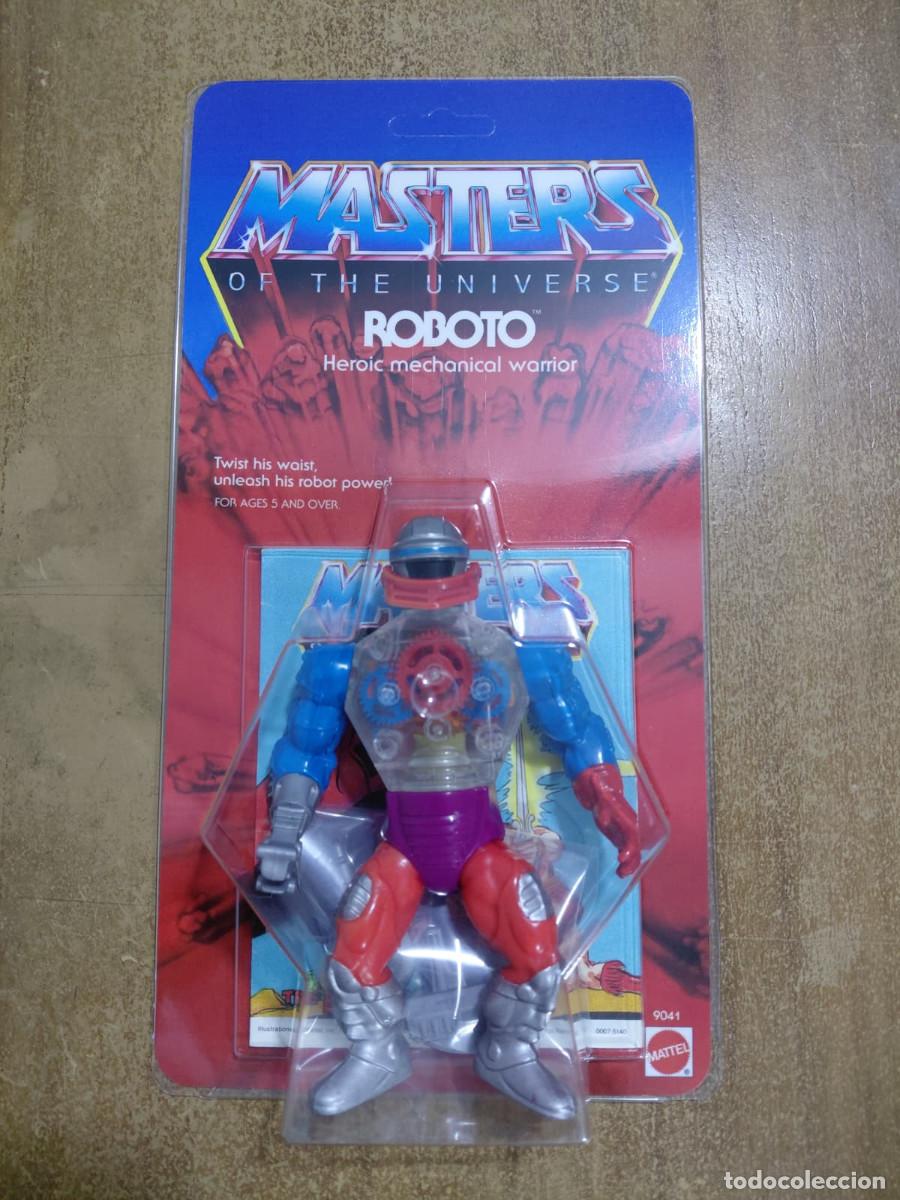 Figuras Masters del Universo: ROBOTO MOTU Vintage Masters of the Universe Blister Custom