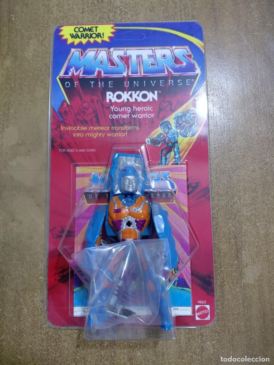 Figuras Masters del Universo: ROKKON MOTU Vintage Masters of the Universe Blister Custom