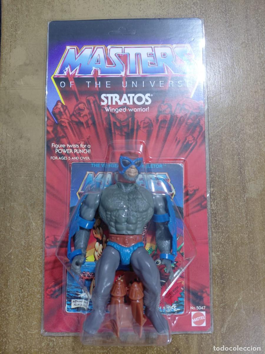 Figuras Masters del Universo: STRATOS MOTU Vintage Masters of the Universe Blister Custom