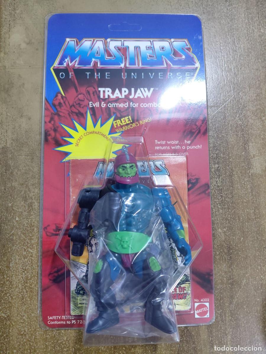 Figuras Masters del Universo: TRAP JAW MOTU Vintage Masters of the Universe Blister Custom