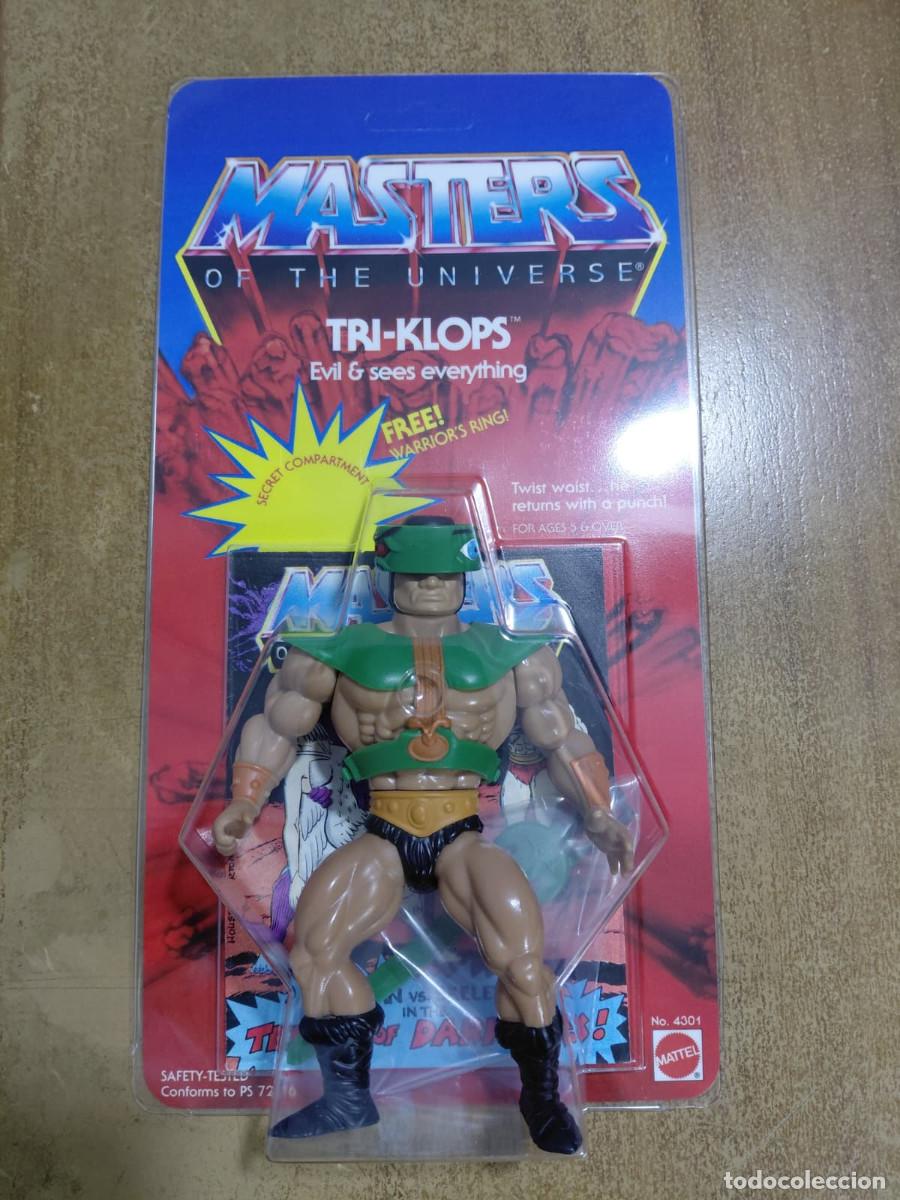 Figuras Masters del Universo: TRI-KLOPS MOTU Vintage Masters of the Universe Blister Custom