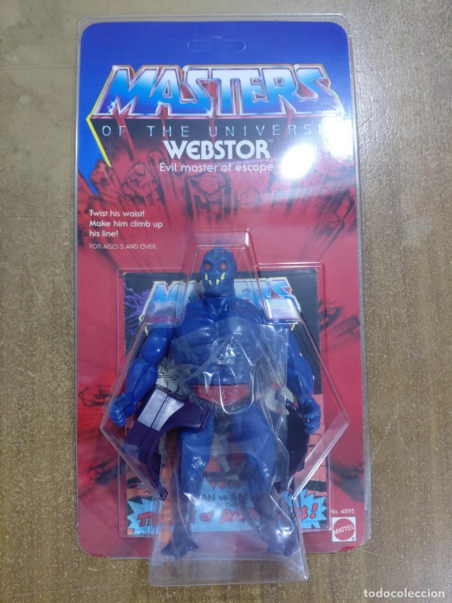 Figuras Masters del Universo: WEBSTOR MOTU Vintage Masters of the Universe Blister Custom
