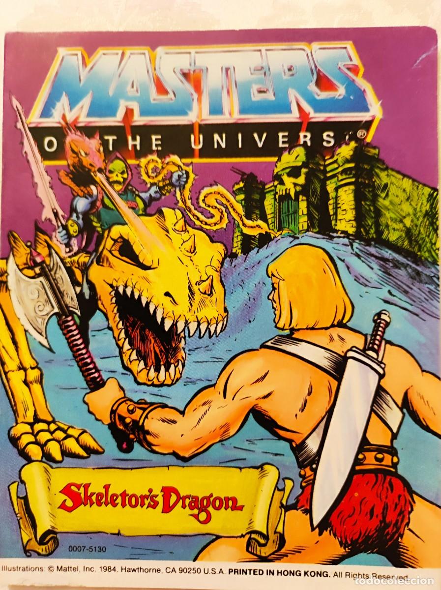 Figuras Masters del Universo: MINI C&Oacute;MIC. INGL&Eacute;S. MOTU. VINTAGE A&Ntilde;OS 80