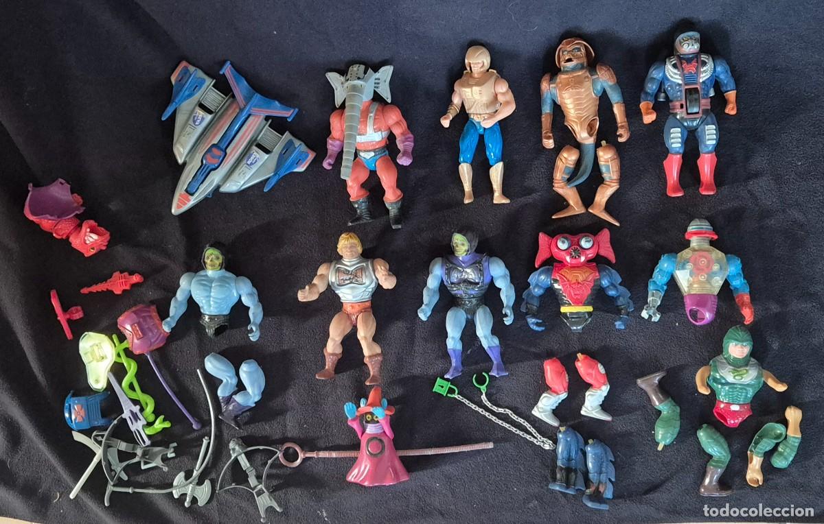 Figuras Masters del Universo: LOTE DESGUACE MASTERS DEL UNIVERSO, TODO LO QUE SALE EN LAS FOTOS ESTA INCLUIDO