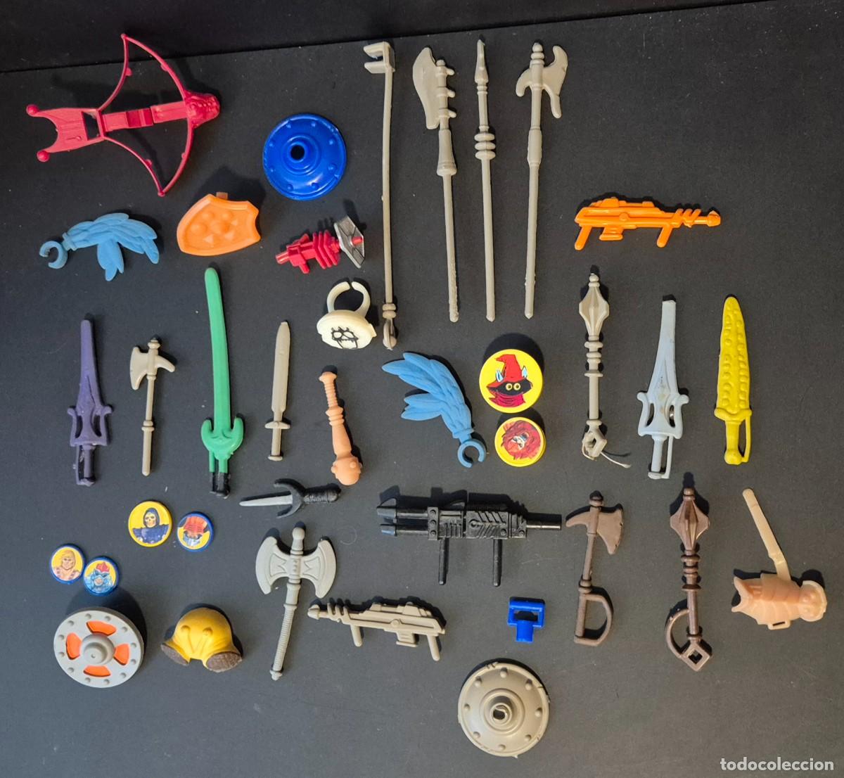 Figuras Masters del Universo: MATERS DEL UNIVERSO LOTE DE ARMAS Y ACCESORIOS