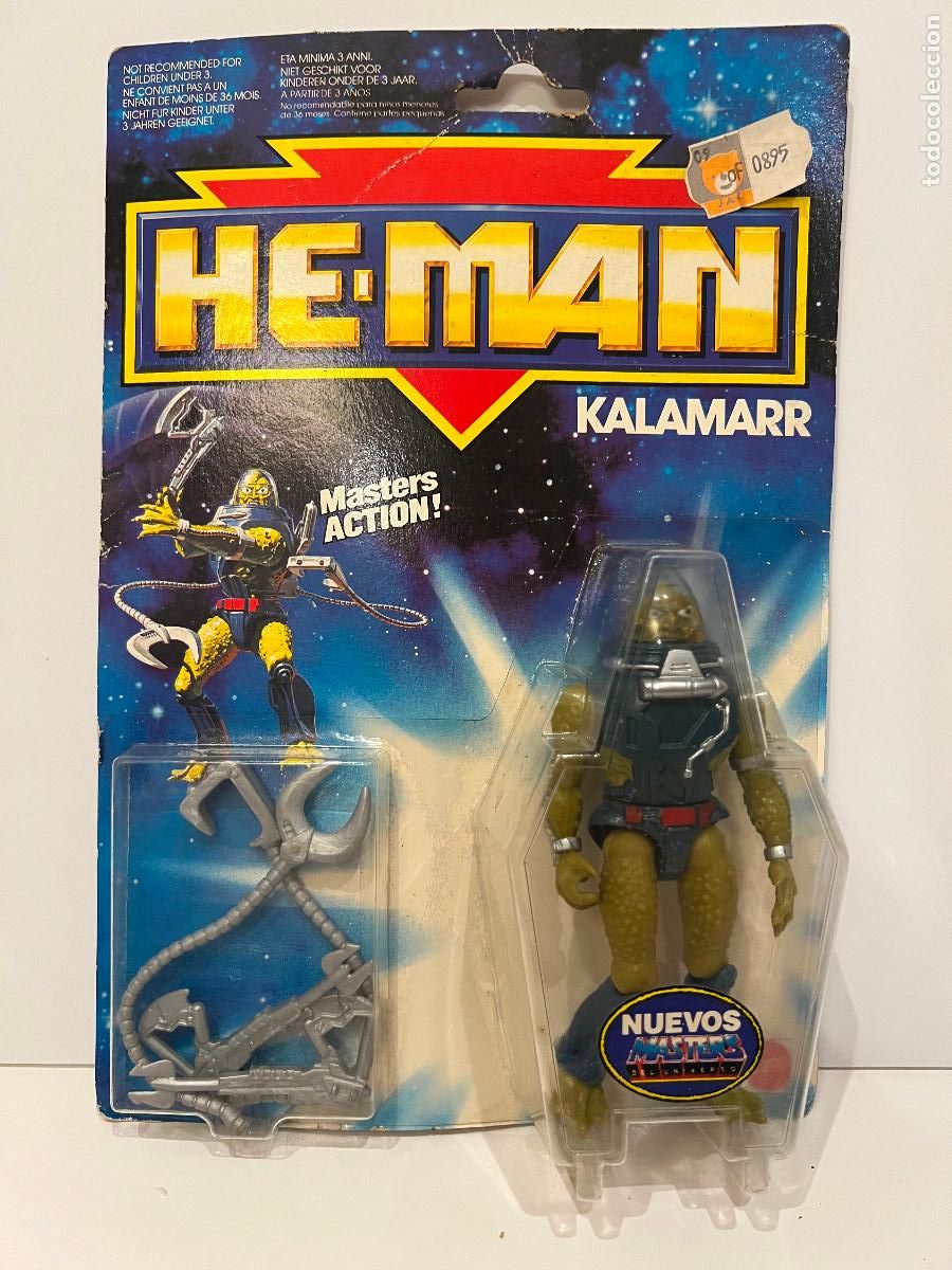Figuras Masters del Universo: HE-MAN KALAMARR EN BLISTER 1989 MATTEL ESPA&Ntilde;A MASTERS