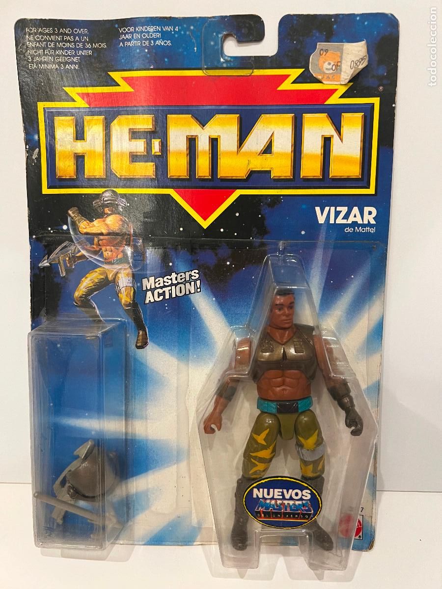 Figuras Masters del Universo: HE-MAN VIZAR EN BLISTER 1989 MATTEL MASTERS