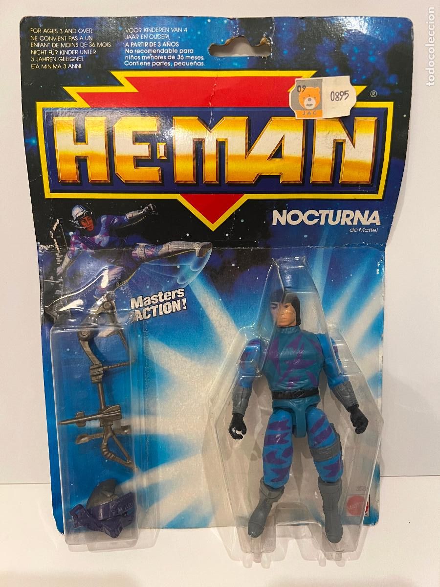 Figuras Masters del Universo: HE-MAN NOCTURNA EN BLISTER 1990 MATTEL ESPA&Ntilde;A MASTERS
