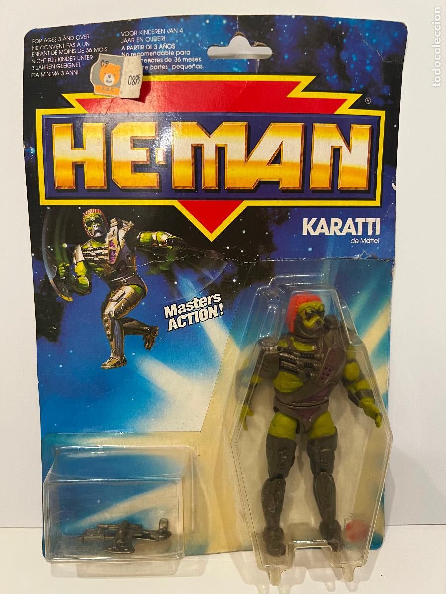 Figuras Masters del Universo: HE-MAN KARATTI EN BLISTER 1990 MATTEL ESPA&Ntilde;A MASTERS
