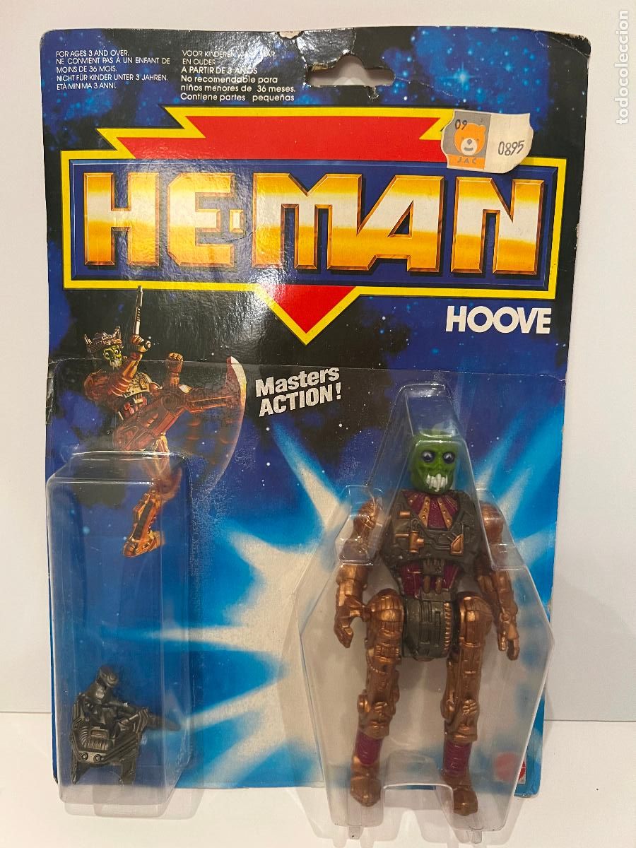 Figuras Masters del Universo: HE-MAN HOOVE EN BLISTER 1990 MATTEL ESPA&Ntilde;A MASTERS
