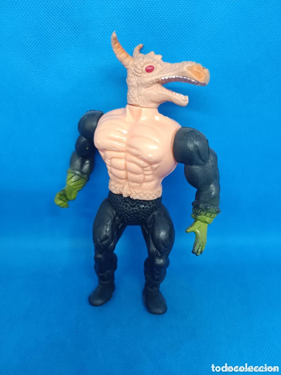 Figuren von Masters of the Universe: Figura Domene cabeza de Drag&oacute;n Bootlleg H&eacute;roes Galaxy M&aacute;sters del Universo made in Spain