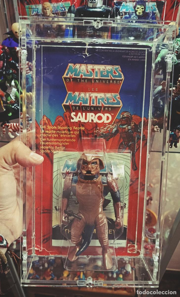 Figuras Masters del Universo: SAUROD, MASTERS DEL UNIVERSO, MATTEL, ITALIA, A&Ntilde;O 1986, SIN ABRIR, PRECINTADO, MOTU