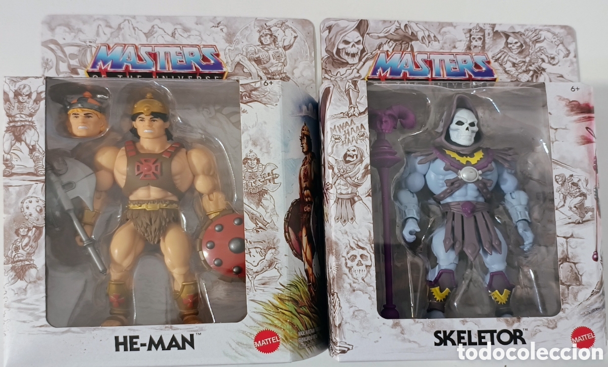 Figuras Masters del Universo: He-Man y Skeletor Mark Taylor figuras