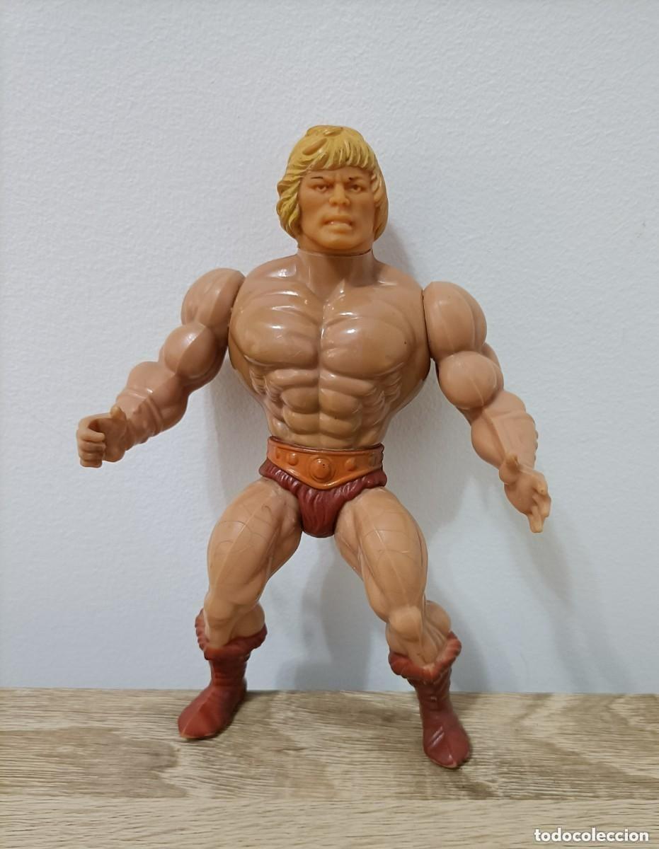 Figure Masters del Universo: FIGURA HEMAN, HE-MAN, MATTEL CONGOST A&Ntilde;O 1981. MASTER DEL UNIVERSO, CINTURA Y ARTICULACIONES BIEN.