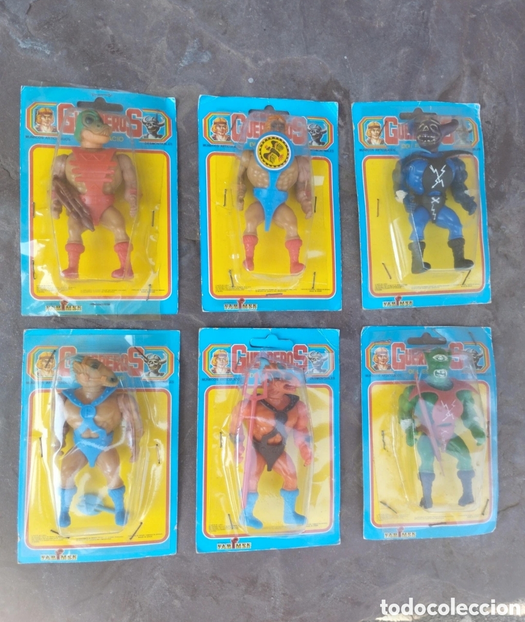 Figuras Masters del Universo: Guerreros del espacio completa Farmen espa&ntilde;oles vintage motu bootleg masters of universe