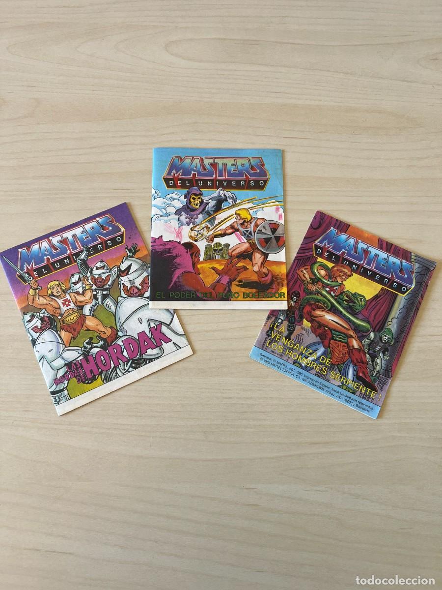 Figuras Masters del Universo: 3 Mini Comics Masters del Universo He Man EL PODER DEL PU&Ntilde;O BOLEADOR Impecables!