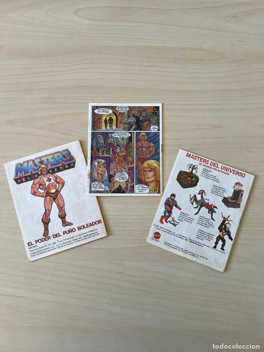 Figuras Masters del Universo: 3 Mini Comics Masters del Universo He Man EL PODER DEL PU&Ntilde;O BOLEADOR Impecables! - Foto 2