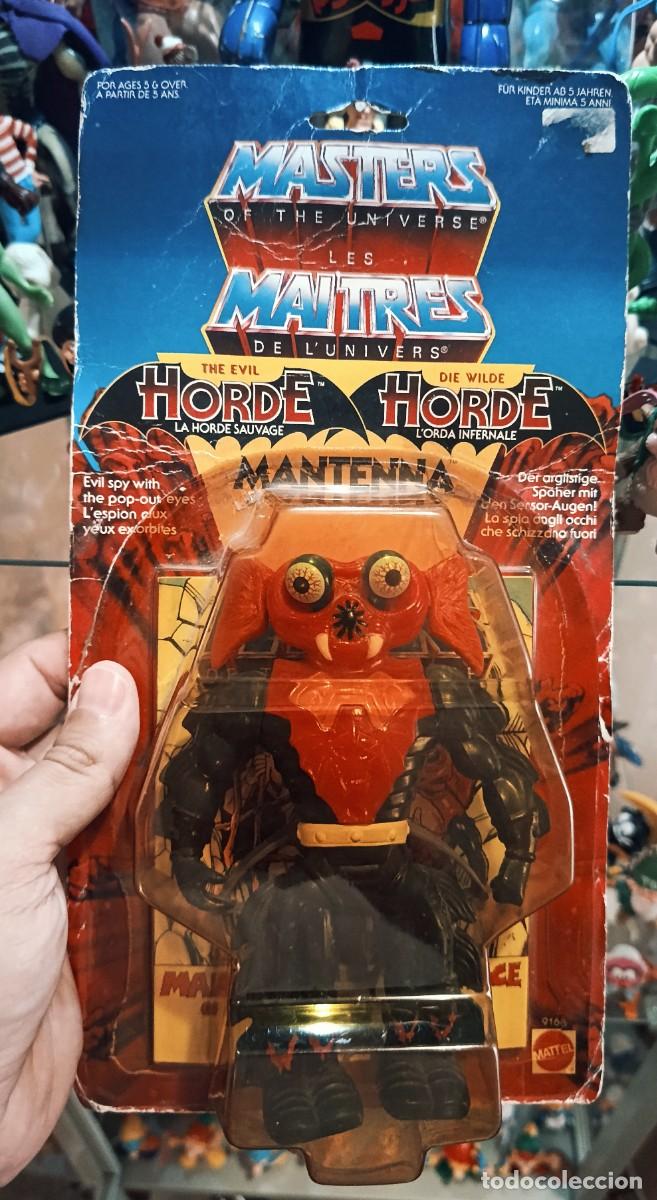 Figuras Masters del Universo: MANTENNA, MASTERS DEL UNIVERSO, MATTEL, HONG KONG, 1984, PRECINTADO, MOTU.