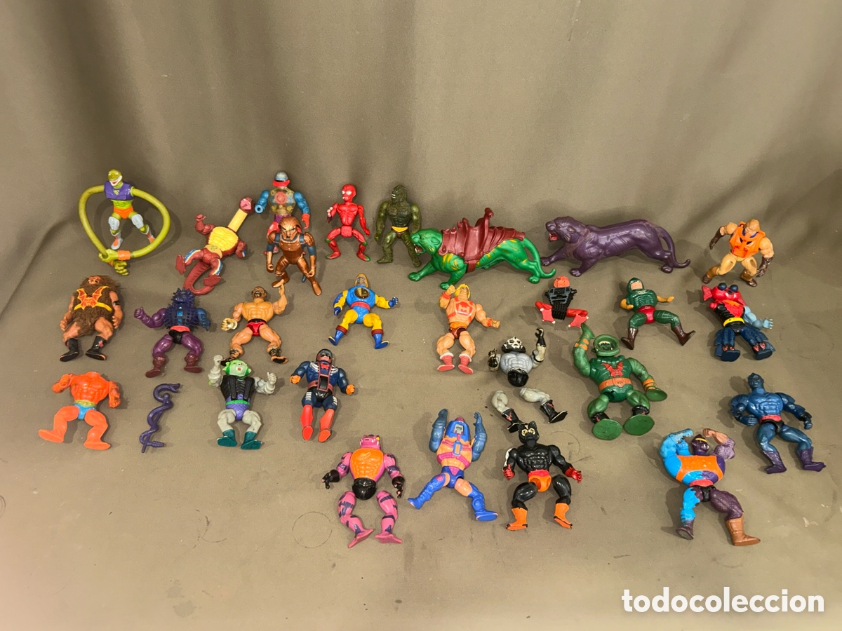 Figuras Masters del Universo: SUPER COLECCI&Oacute;N DE 28 FIGURAS M&Aacute;STERS DEL UNIVERSO A&Ntilde;OS 80 *VER FOTOS*
