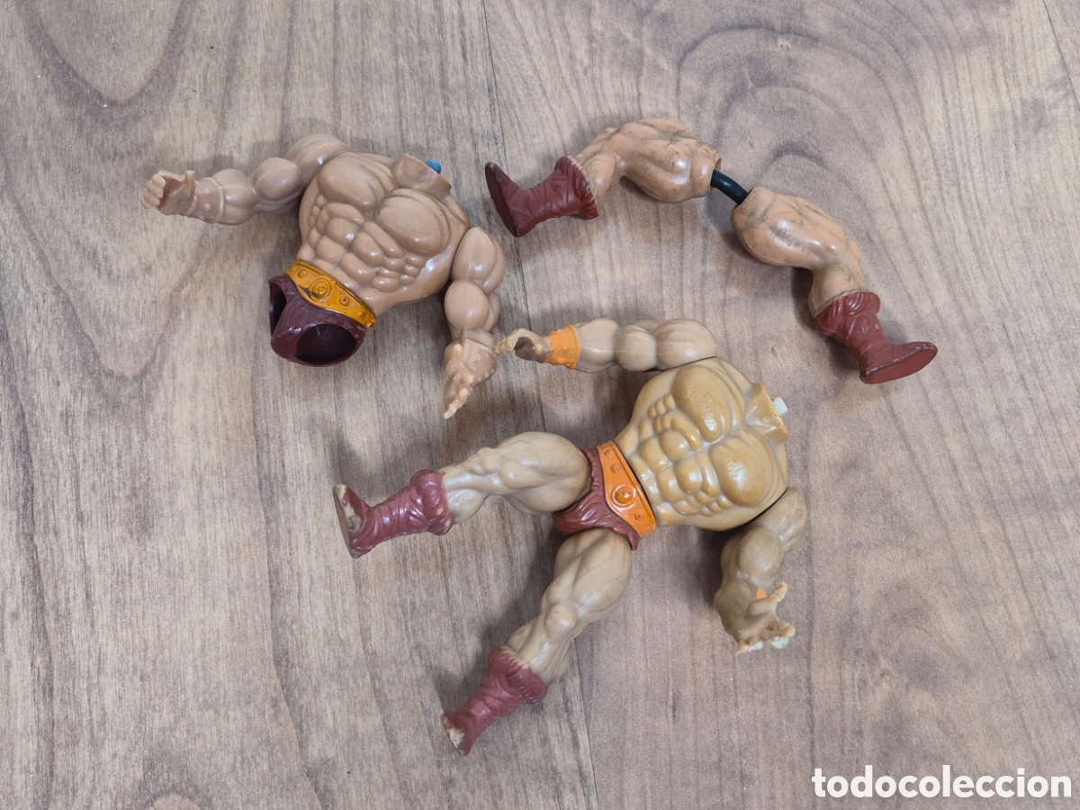 Figuras Masters del Universo: Heman Masters del Universo - Desguace..He-man Motu skeletor custom.despiece piernas brazos