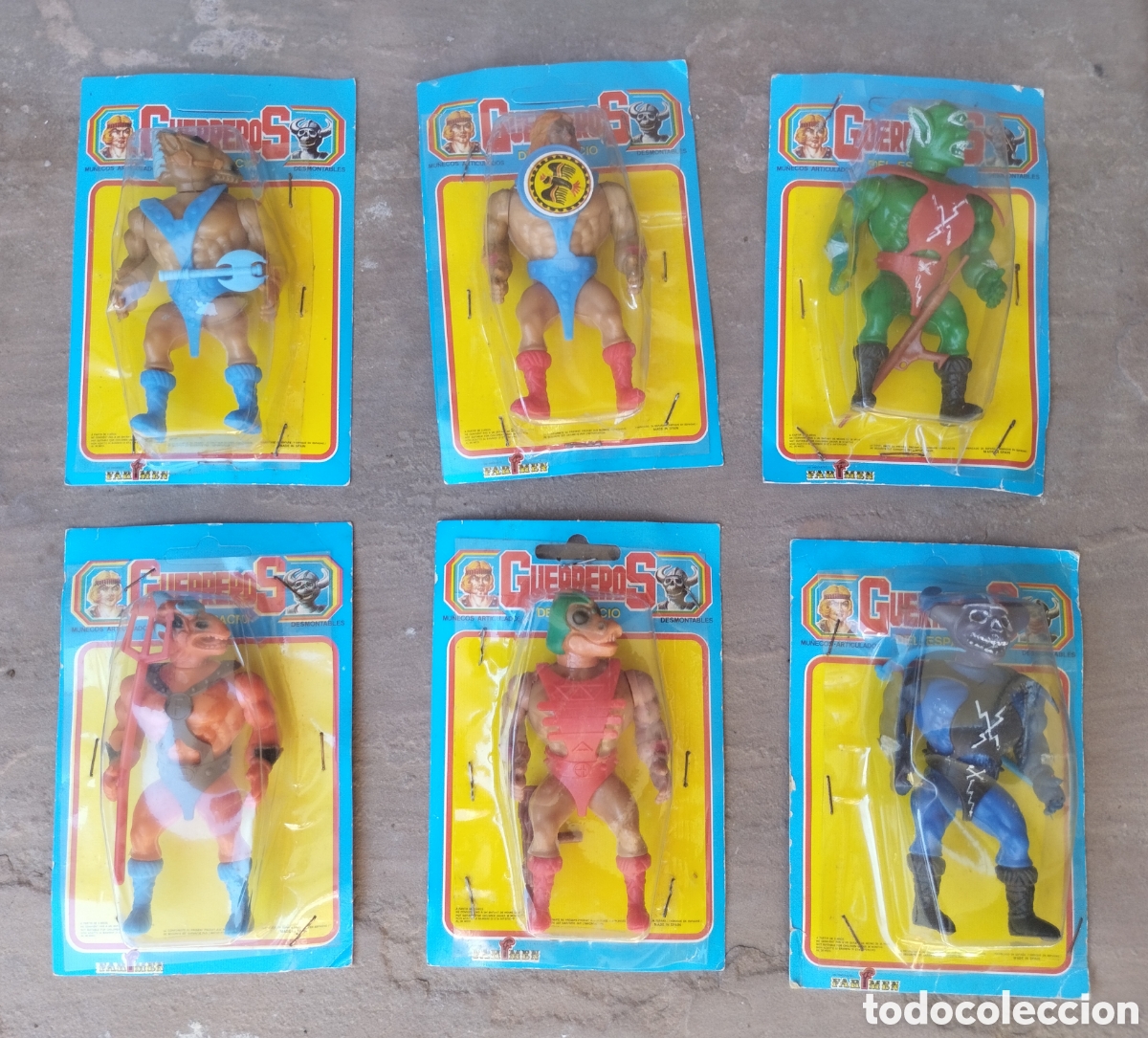 Figuras Masters del Universo: Guerreros del espacio completa farmen espa&ntilde;oles vintage bootleg masters of universe motu