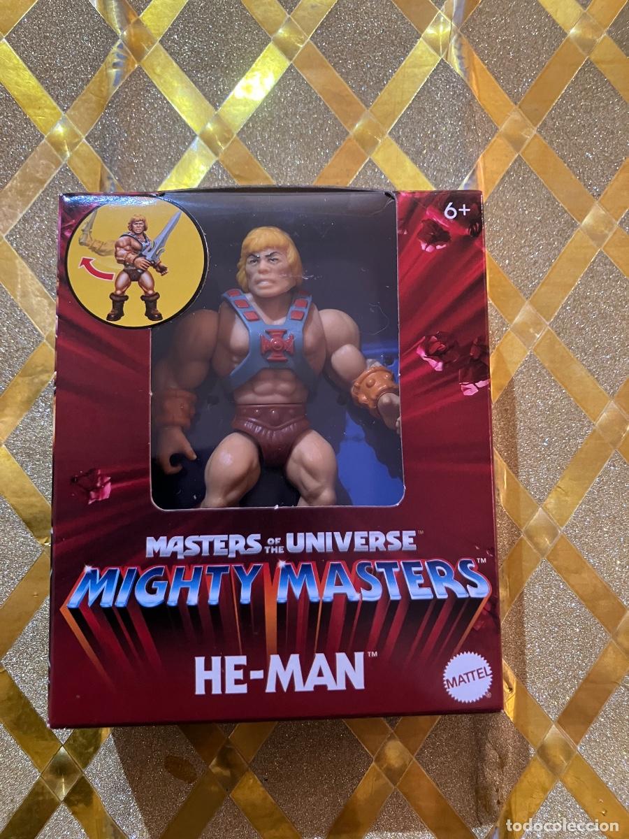 Figuras Masters del Universo: MASTER DEL UNIVERSO HE MAN MIGHTY MASTERS ( TAMA&Ntilde;O PLAYMOBIL ) MATTEL !