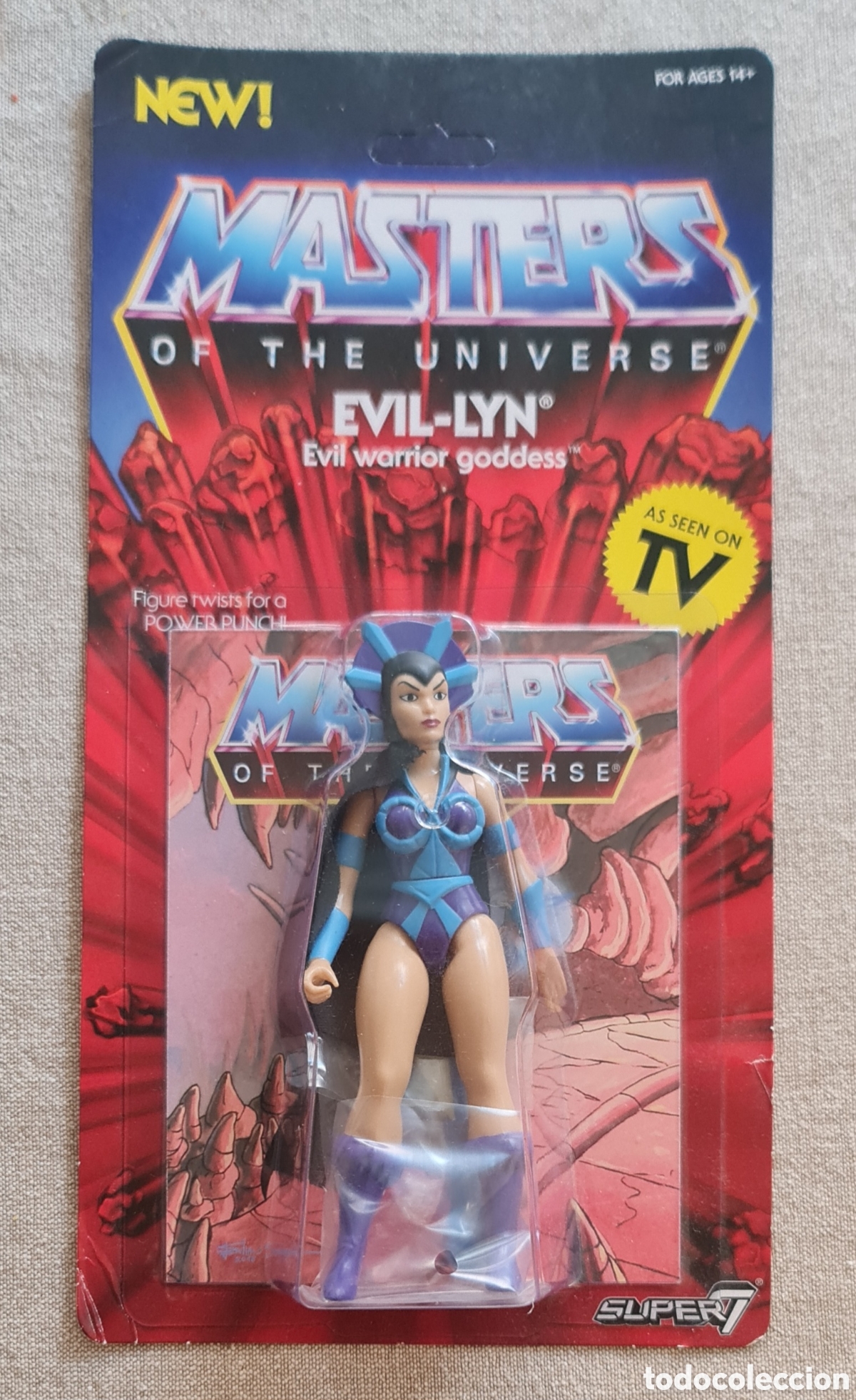 Figuras Masters del Universo: Evillyn Evil-Lyn Evil Lyn Vintage Motu Neovintage Masters Of The Universe Super7 He-Man New