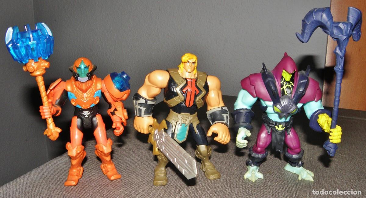 Figuras Masters del Universo: FIGURA MASTERS DEL UNIVERSO - HE MAN - SKELETOR - Man-At-Arms - POWER ATTACK - MATTEL -