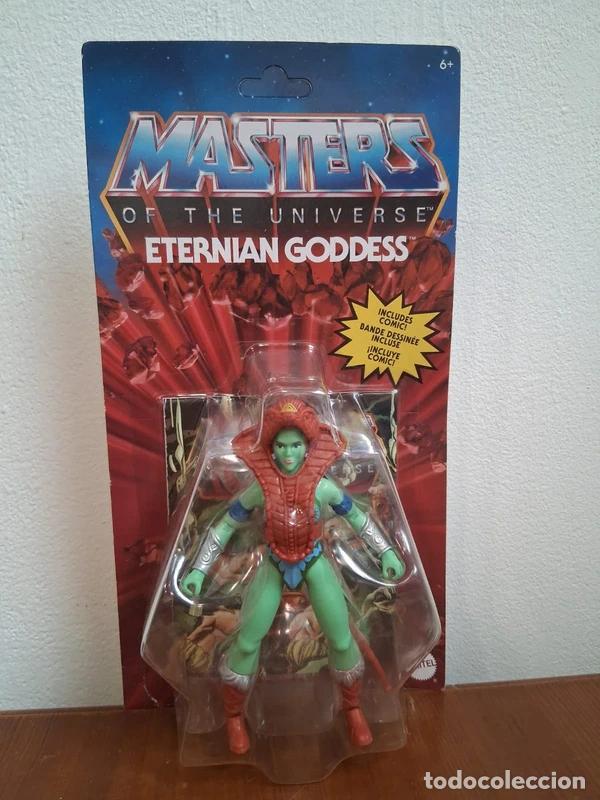 Figuras Masters del Universo: FIGURA ETERNIAN GODDESS - MASTERS OF THE UNIVERSE ORIGINS - MATTEL (EN BL&Iacute;STER CON MINIC&Oacute;MIC)