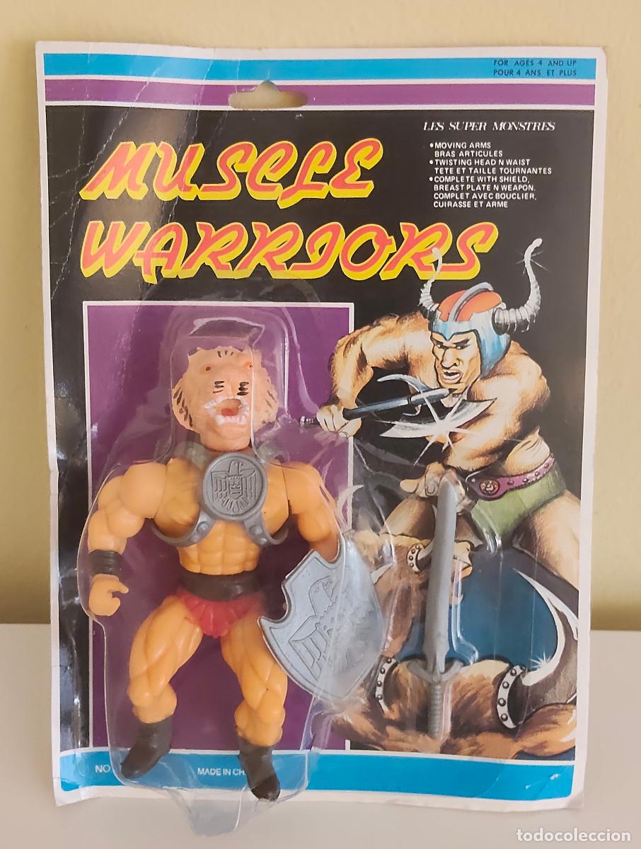Figuras Os Masters do Universo: MUSCLE WARRIORS TIGER MAN MOTU BOOTLEG A&Ntilde;OS 80 UNPUNCHED