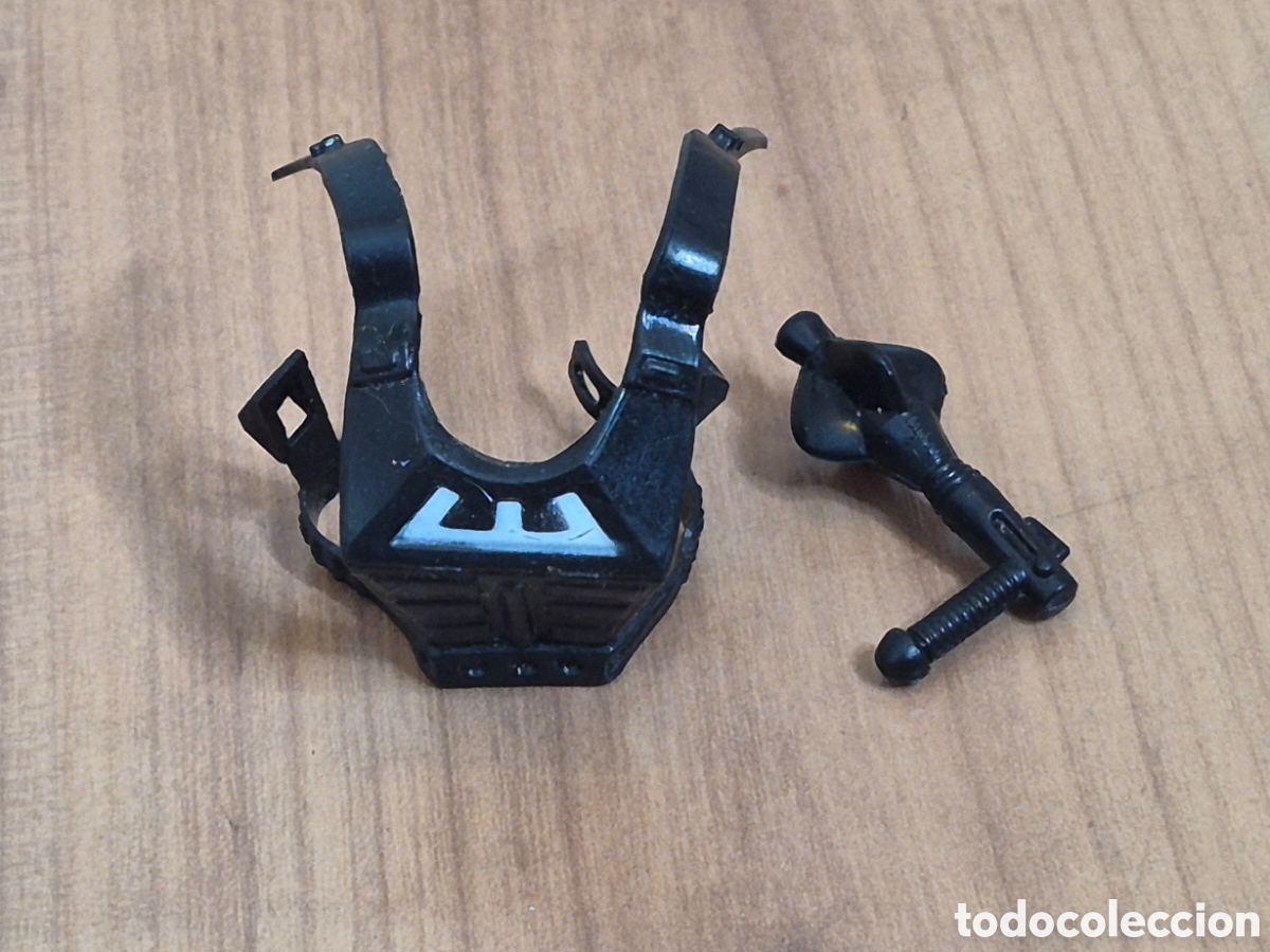 Figuras Masters del Universo: Accesorios Zodak negro. Masters del Universo. Zodac sodac sodak pistola arnes peto coraza pechera
