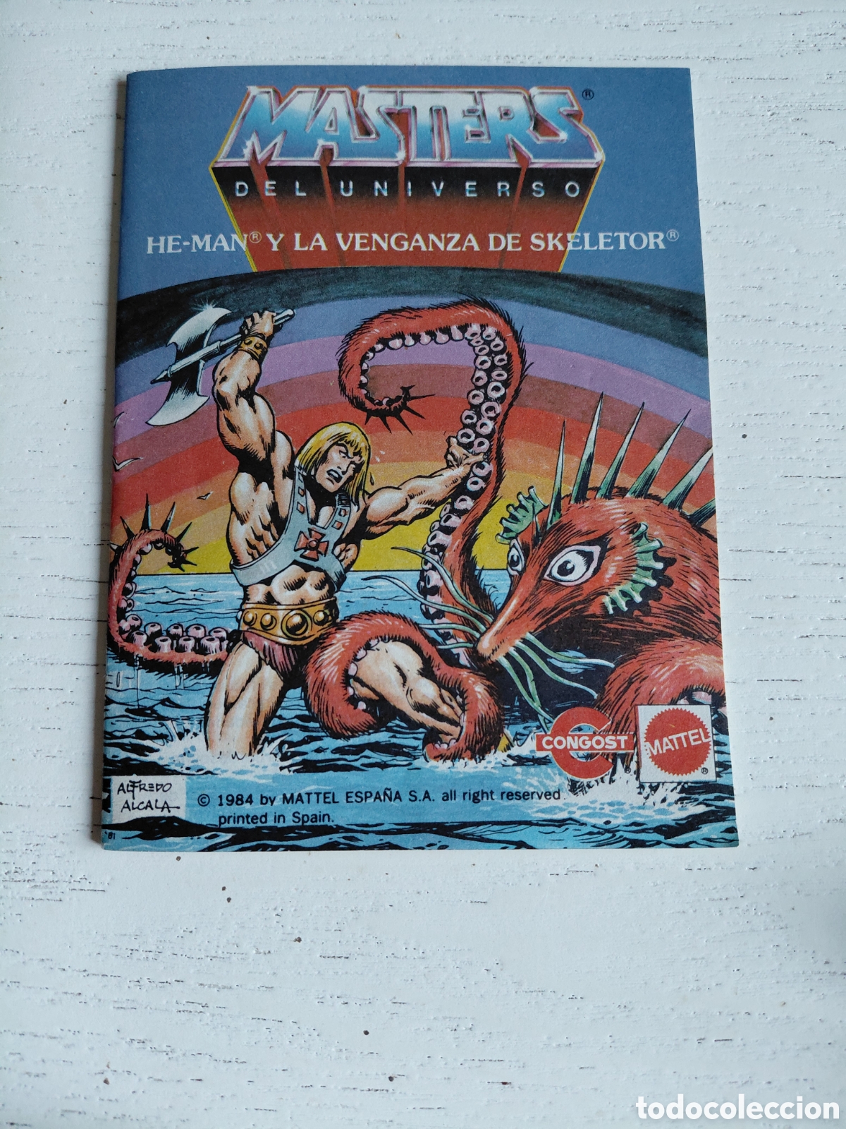 Figures Masters of the Universe: MINIC&Oacute;MIC MASTERS DEL UNIVERSO - HE-MAN Y LA VENGANZA DE SKELETOR (CONGOST / MATTEL 1984)