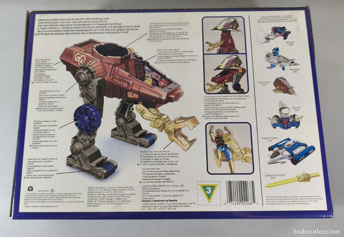 Figuras Masters del Universo: NAVE HE MAN TERRAPOD, A&Ntilde;O 1990, DE MATTEL, EN CAJA. CC - Foto 6