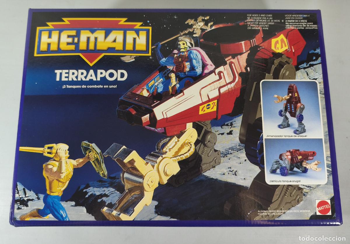 Figure Masters del Universo: NAVE HE MAN TERRAPOD, A&Ntilde;O 1990, DE MATTEL, EN CAJA. CC