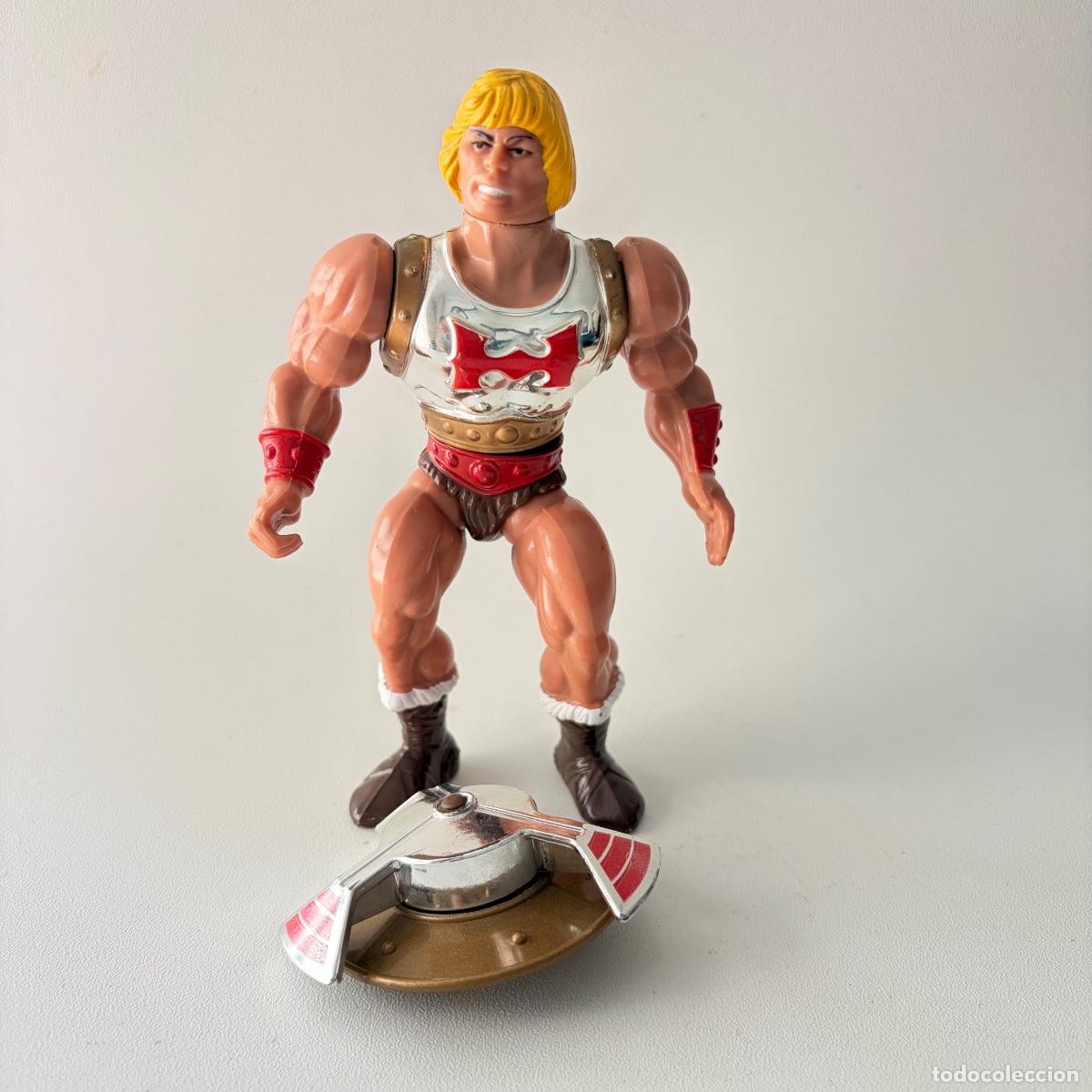 Figuras Masters del Universo: Mu&ntilde;eco figura Masters del Universo Motu He-man pu&ntilde;o boleador volador 1985 Flying fists