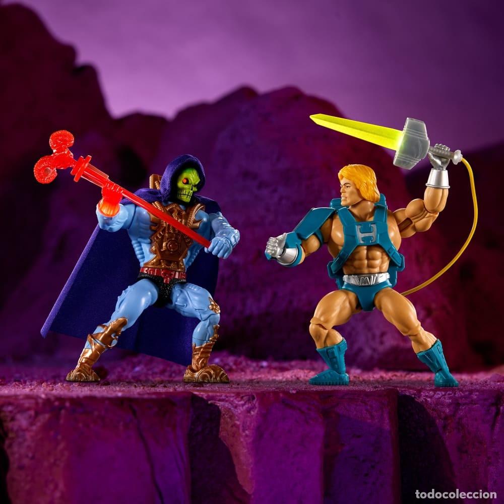 Figuras Masters del Universo: Pack Power Laser He-man & Laser Light Skeletor