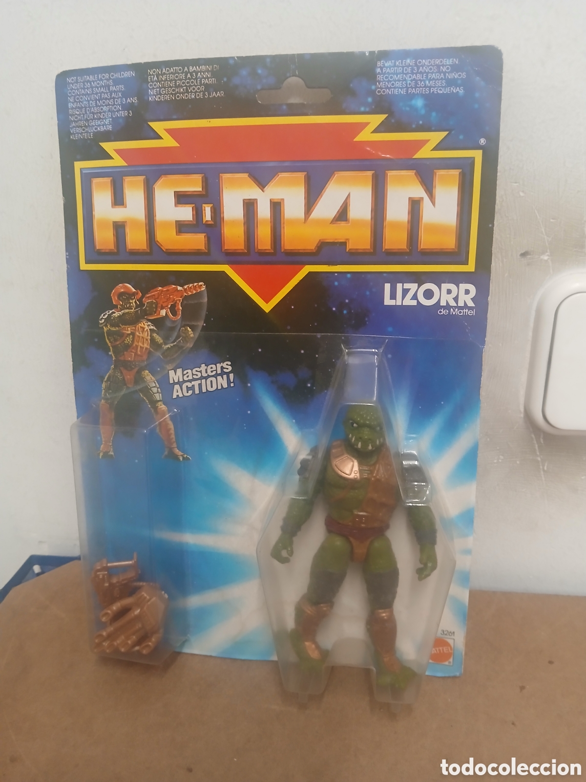 Figuras Masters del Universo: HR-MAN nuevas aventuras LIZORR mattel 1990 nuevo