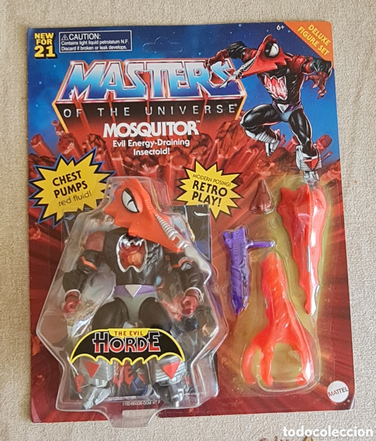 Figurines Ma&icirc;tres de l'Univers: Mosquitor Masters Of Universe Origins Masters Del Universo Motu He-Man