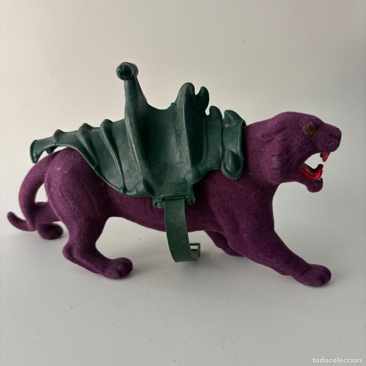 Figuras Masters del Universo: Mu&ntilde;eco figura Masters del Universo Motu Panthor 1982 France Montura de Skeletor Pantera Francia