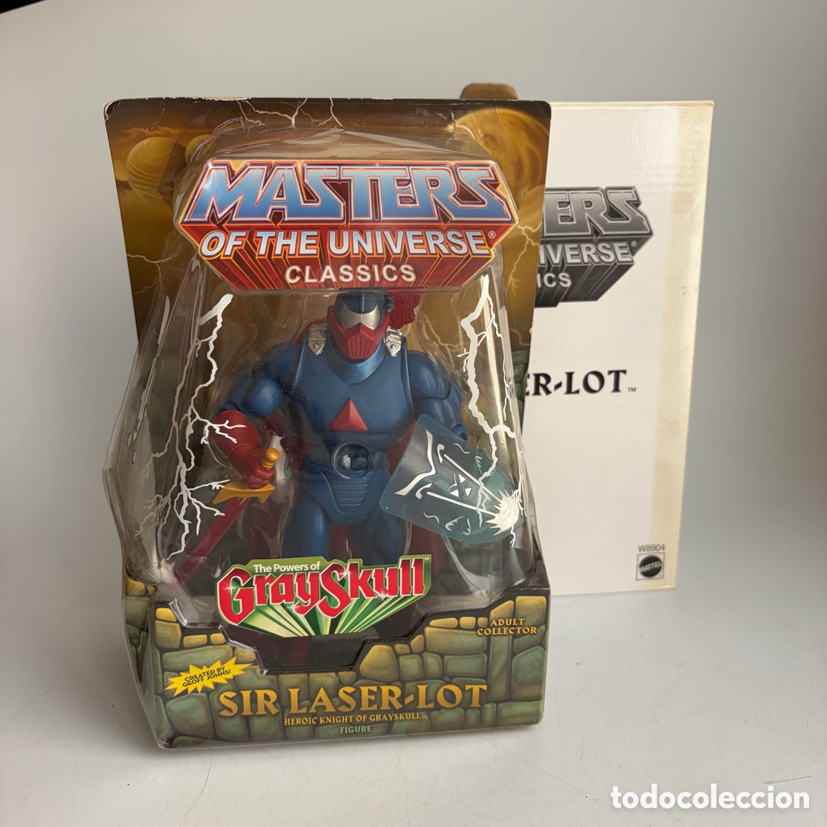 Figuras Masters del Universo: Figura mu&ntilde;eco Sir Laser Lot 2012 Masters del Universo Motu Classics Universe Mattel en caja