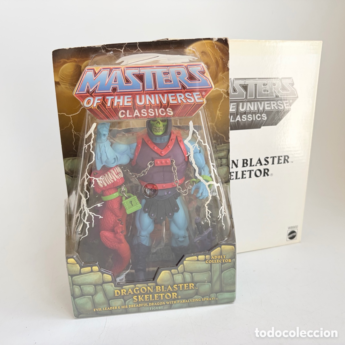 Figuras Masters del Universo: Figura mu&ntilde;eco Dragon Blaster Skeletor 2012 Masters del Universo Motu Classics con comic mattel